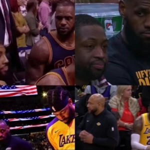 bob半岛体育官方网站-美媒晒那些年被老詹瞪过的将帅：欧文韦德浓眉在列 今日新增艾顿